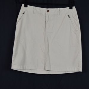 Eddie Bauer Size 10 Stretch Tan/Khaki  Skirt